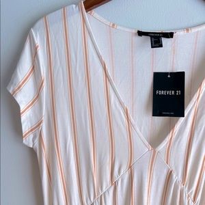 Forever 21 boho v neck maxi dress, size medium